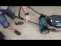 Makita Akumuliatorinė savaeigė vejapjovė DLM462PT4, 2x18V, 460mm, 4x5,0Ah, greičio reguliavimas