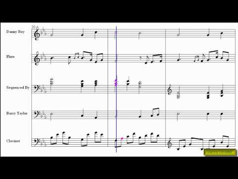 Irish Song - Danny Boy | The Londonderry Air (Instrumental with Sheet Music)