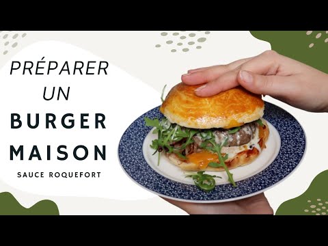 Recette burger sauce roquefort