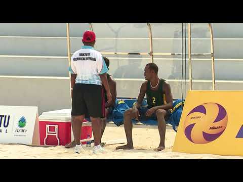 Pacific Mini Games Van2017 Beach Volleyball Games ( not audible)
