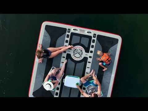 Hawaii Tritoon Inflatable Dock by HO Sports