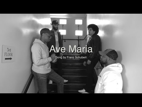 "Ave Maria" sung in an INCREDIBLE sounding stairwell…