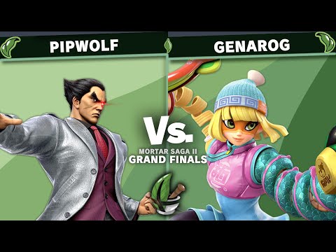 Mortar Saga II - Pipwolf (Kazuya) Vs Genarog (Min Min, Incineroar) - Grand Finals