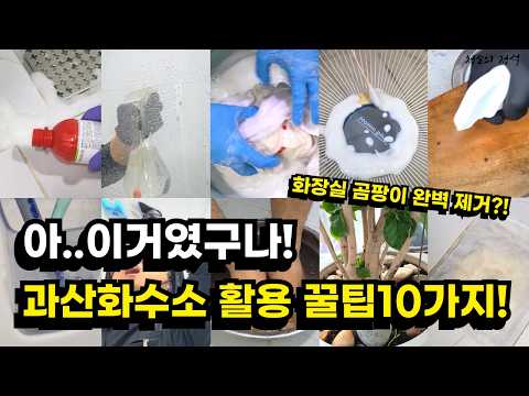 99%가 모르는 과산화수소의 충격적인 활용 꿀팁 10가지!