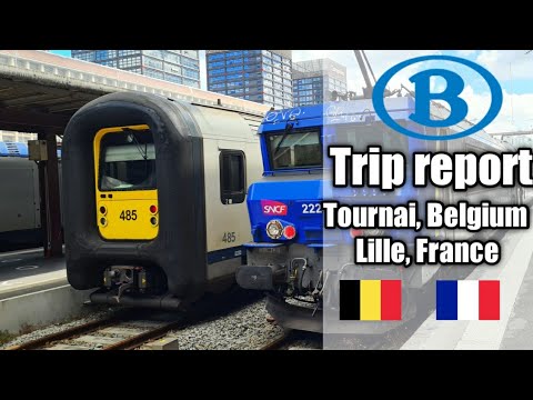 De Tournai (Doornik), Bélgica a Lille (RIjsel), França, de trem local.