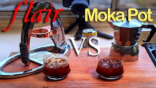 Espresso Tonic Flair vs Moka Pot || The Homemade Edition