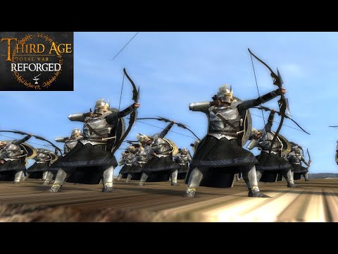 NUMENORIAN COLONY PUT TO SIEGE (Siege Battle) - Third Age: Total War (Reforged)