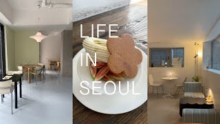 【Vlog】일본인 한국살이 일상 | 서울 카페, 소품샵, 맛집투어