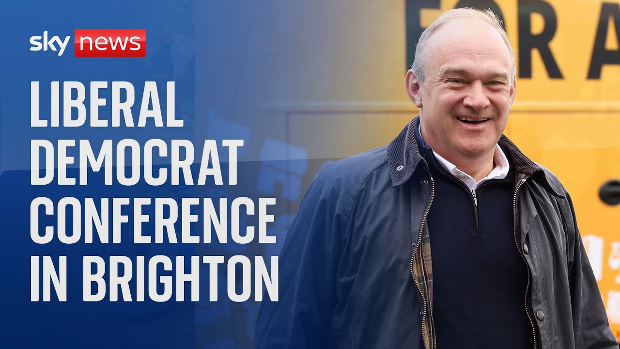 Sir Ed Davey takes questions at the Liberal Democrat conference