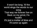 Rakim - Won't Be Long ft. Tracey Horton Lyrics