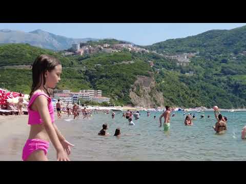 Beach Yaz, Budva, Montenegro, 🌡T+35C°🌞,  July - #40/4