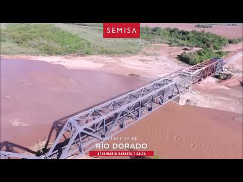 SEMISA 2023 02 14 FFCC PUENTE RIO DORADO / APOLINARIO SARAVARIA / SALTA
