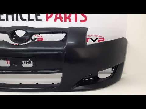 Fits Toyota Auris 2007-2010 Front Bumper Mat Black No Pdc Or Washer Holes video