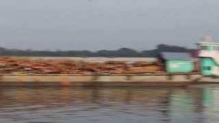 preview picture of video 'Bagan to Mandalay by Boat on the Irrawaddy River (Video 12)'