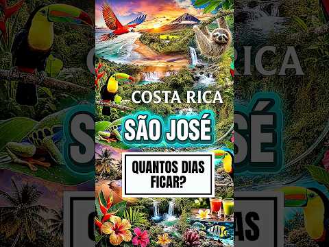 Veja este vídeo antes de marcar sua viagem para San José na Costa Rica #sanjose