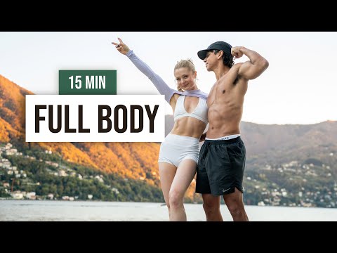 15 MIN FULL BODY WORKOUT with @AdrienRaza No Equipment, No Repeats, Home Workout