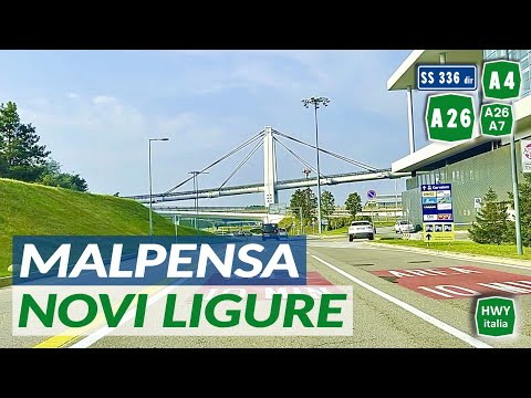 Percorso Multi-Stradale | Aeroporto Milano MALPENSA - NOVI LIGURE | SS 336 dir - A4 - A26 - A26/A7