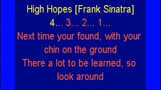 High Hopes [Frank Sinatra] lyrics
