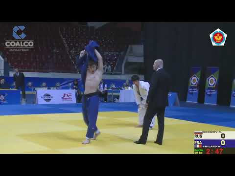 81 kg Godizov R Chilard N 19 04 2015 Т1 Кубок Европы по дзюдо среди юниоров и юниорок, САНКТ ПЕТЕРБУ