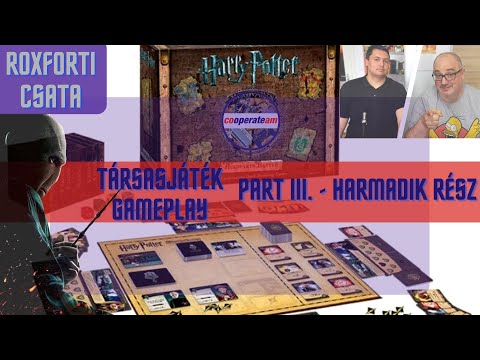HARRY POTTER: Roxforti csata társasjáték GAMEPLAY #3 - A játék 5. fejezete - cooperateam