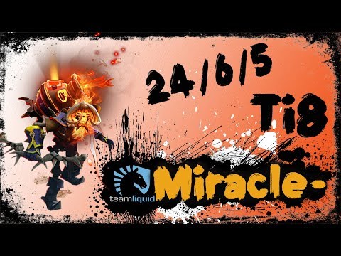 Miracle Clinkz Gameplay 24 kills | EG vs Liquid | The International 2018 Dota 2