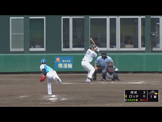 【ファーム】7回を無失点!! 一軍昇格に向けてライオンズ・郭俊麟が猛アピール!! 2019/8/13 M-L(ファーム)