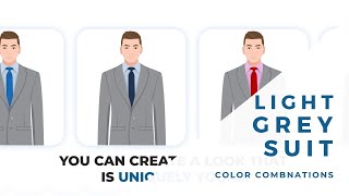Download lagu Master the Light Grey Suit in Under 3 Minutes: Color Combinations with Shirts and Ties mp3