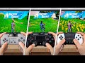 I Won Fortnite On EVERY Playstation Controller