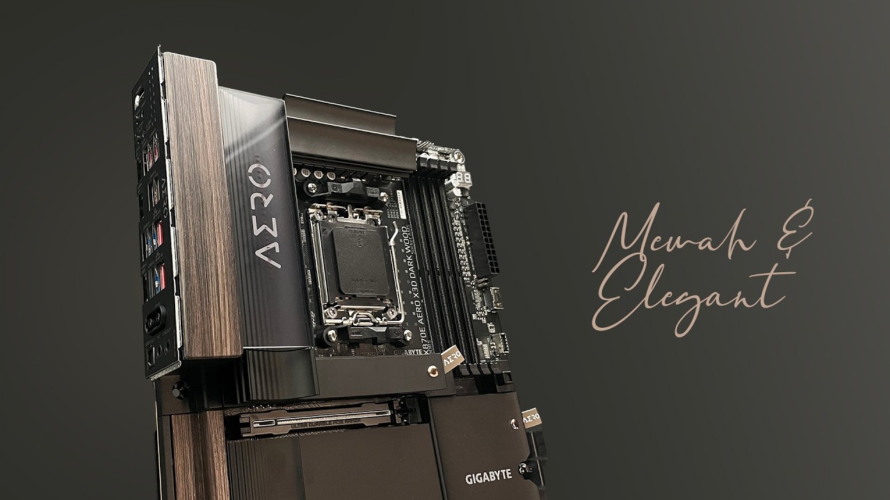 Mewah Elegan Tapi Tetep Gahar | Gigabyte X870E Aero X3D Dark Wood