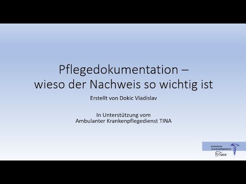 Webinar: Pflegedokumentation - warum der Nachweis so wichtig ist