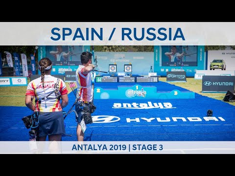 Spain v Russia – recurve mixed team gold | Antalya 2019 World Cup S3