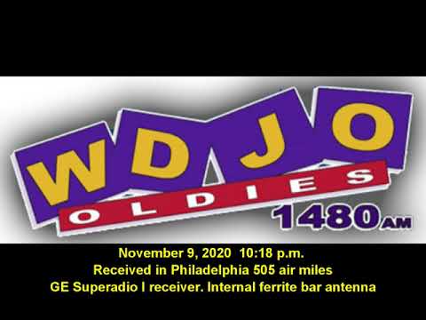 WDJO 1480 Cincinnati received in Philadelphia