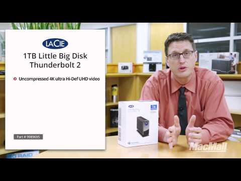 LaCie 1TB Little Big Disk Thunderbolt 2 - The World's Fastest Portable Storage - MacMall