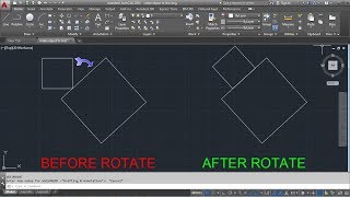 AutoCAD Rotate Object to Match Line | AutoCAD Rotate Object to Align