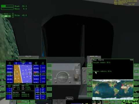 Orbiter Space Shuttle manual reentry