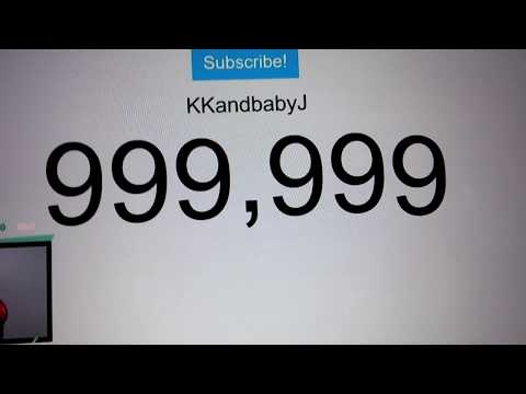 MY REACTION TO KKANDBABYJ'S 1 MILLION SUBSCRIBER COUNT