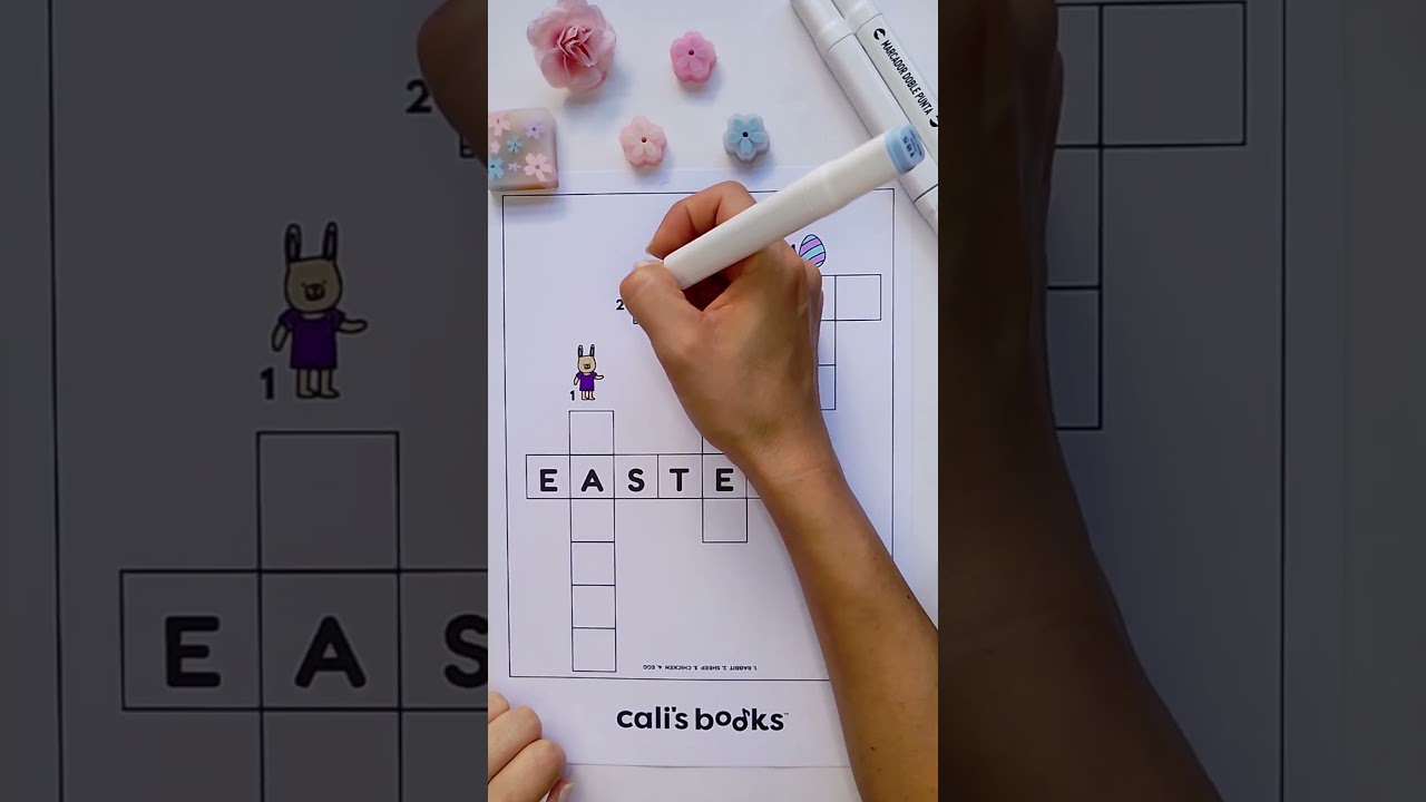 🐰 Download this FREE Easter Crossword printable!