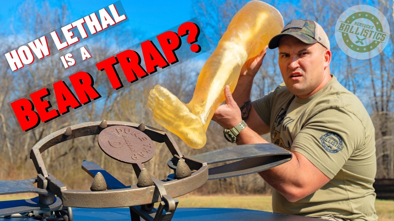 How Lethal Is A BEAR TRAP ???