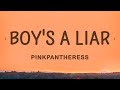 PinkPantheress - Boy's a liar (Lyrics)