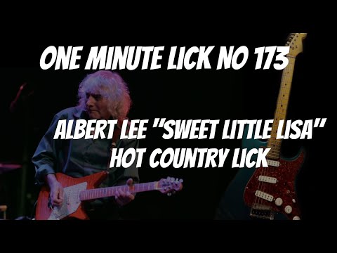 One Minute Lick No 173 Albert Lee "Sweet Little Lisa" Solo Lick