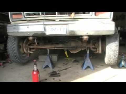 Dana 60 solid axle swap on a f-250 with dana44 TTB