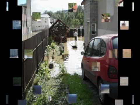 Povodeň v Družstevnej pri Hornáde (2.6.2010 vs 5.6. 2010)