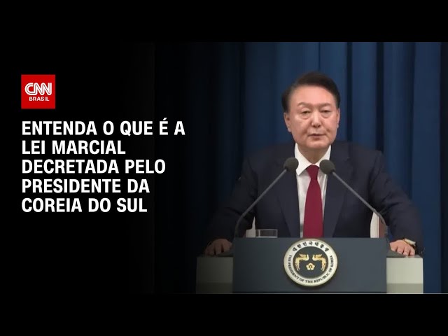 Entenda o que é a Lei Marcial decretada pelo presidente da Coreia do Sul | CNN 360º