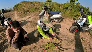 第一次體驗獵龍行動，自製的補捉器+好眼力+專業級獵龍技術超厲害💯