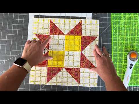 How to Trim Quilt Blocks: Beginner Skill Builder Sampler Quilt- Month 8, Week 3