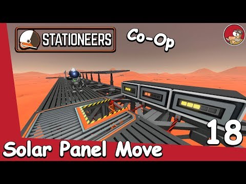Solar Panels Move and Blackout - Stationeers Co-op Gameplay - Mars - Let's Play - 18