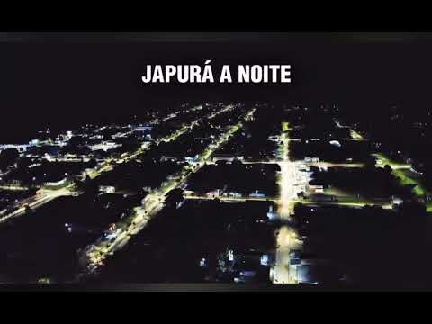 Ruas iluminadas de Japurá Amazonas