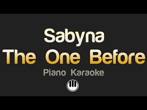 Sabyna - The One Before (Karaoke)