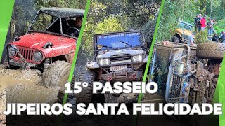 15 ° Passeio Jipeiros Santa Felicidade - Trilha Pesada - Cupim de Ferro