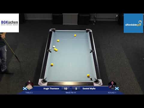 Ayrshire Open Last 16 - Hugh Thomson v Daniel Wylie